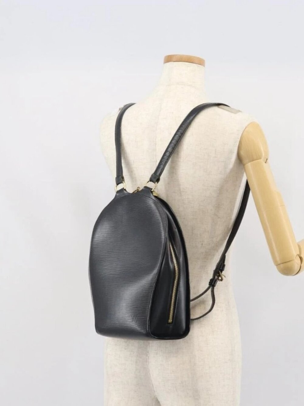 LOUIS VUITTON Epi Mabillon Backpack Black